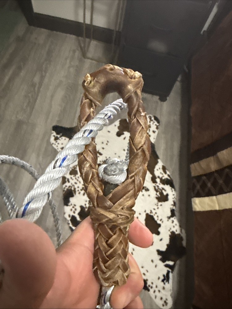 60ft X 3/8in Poly Ranch Rope Leather Honda