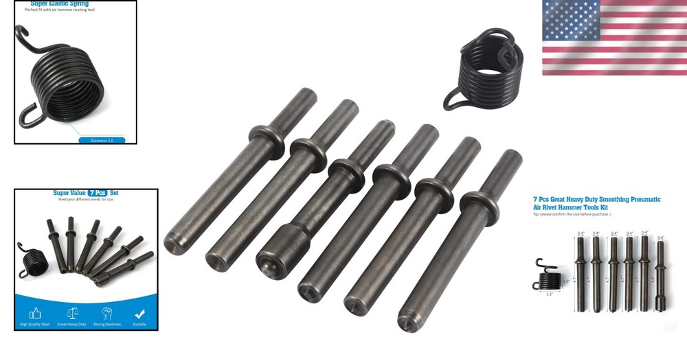 Heavy Duty Air Rivet Hammer Tools Kit