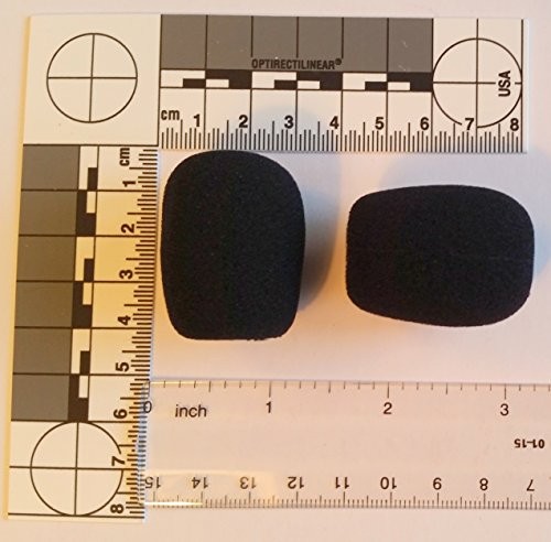 CA132 Larger Foam Microphone Windscreens (Microphone Covers) 3-Pack