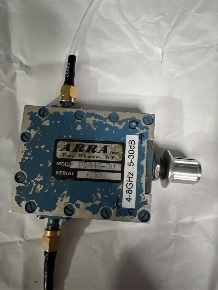 Arra 4844-30 4GHz-8GHz Variable Attenuator .5-30dB