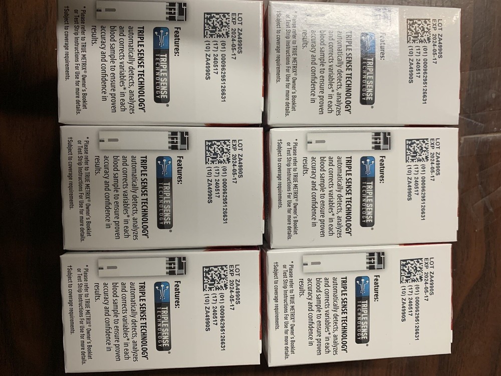 TRUE Metrix Blood Glucose 300 Test Strips Exp: 11/30/2024