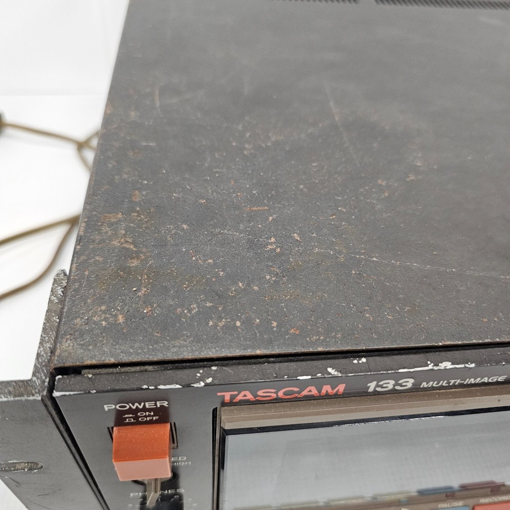 Tascam 133-B Multi-Image Cassette Deck Recorder Meter (as-is partial tested)