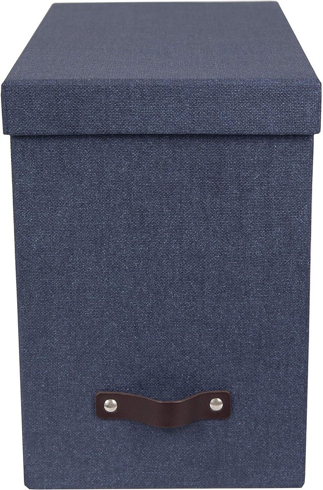 Bigso John Desktop File Box | File Storage Box for Paperwork | Grey