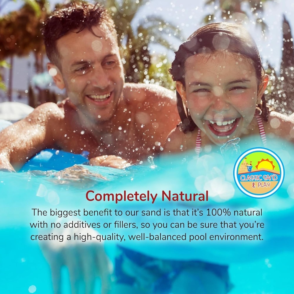 20 lbs Sand for Pools | No Clogging, Enhanced Filtration Efficiency