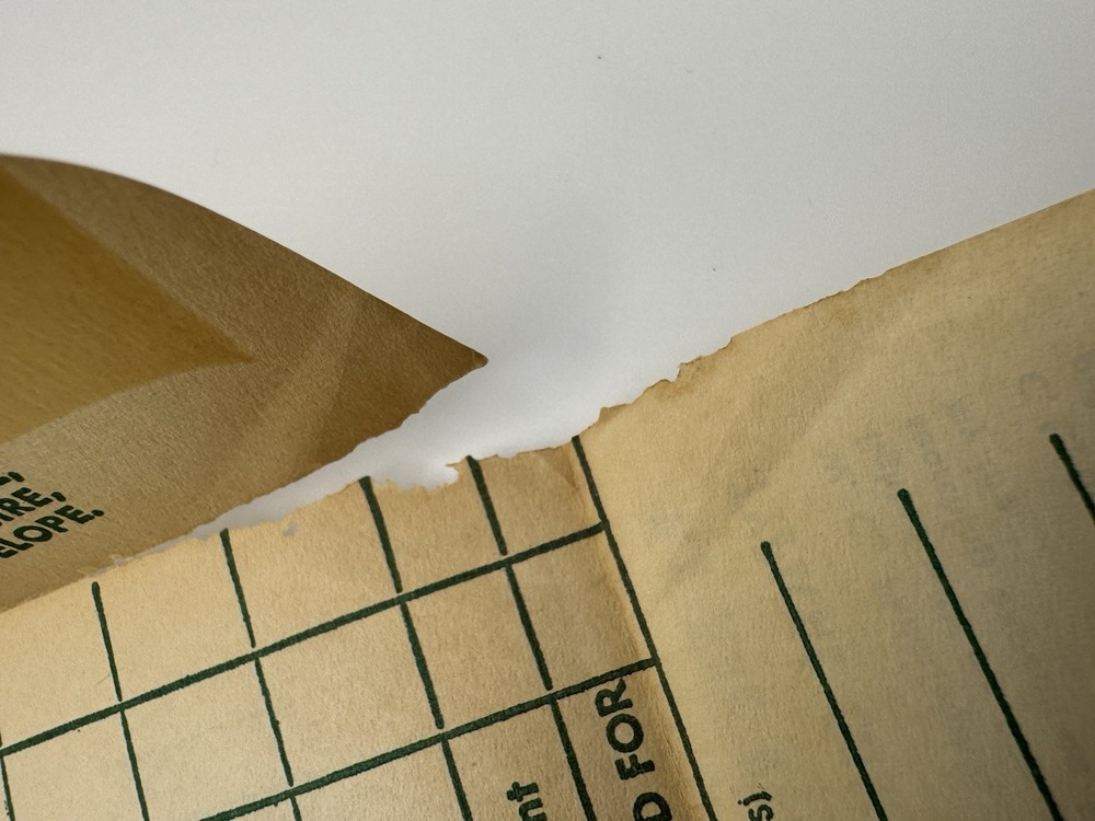 Edmund Scientific Co Order Form Envelope Science Optics Space Math LS 1950s