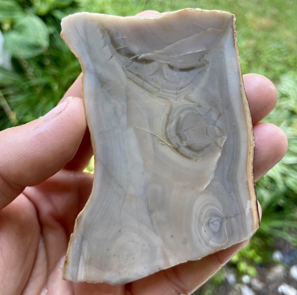 Banded Chalcedony Slab 2.84 Oz