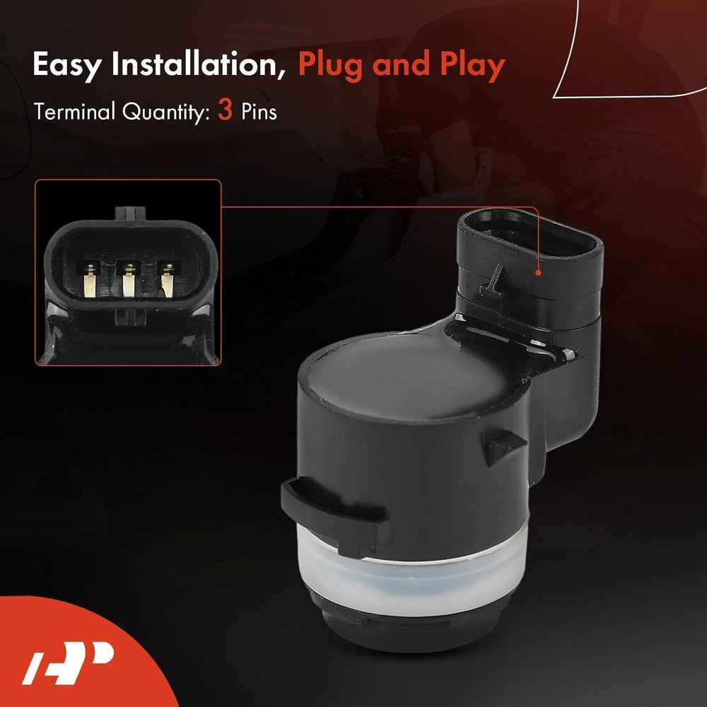 4-PC Reverse Backup Parking Assist Sensor Compatible with Select Ram, Jeep & Dod