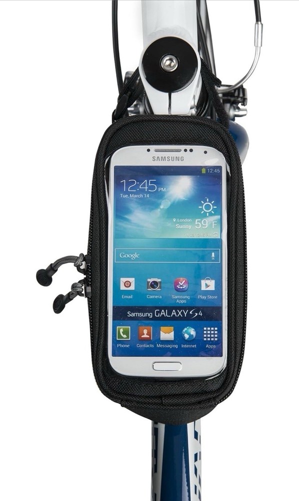 BELL™ Top Mount Bicycle Frame Bag ~ PHONE-SEE-THRU ~ Key-Hook etc / Reflective