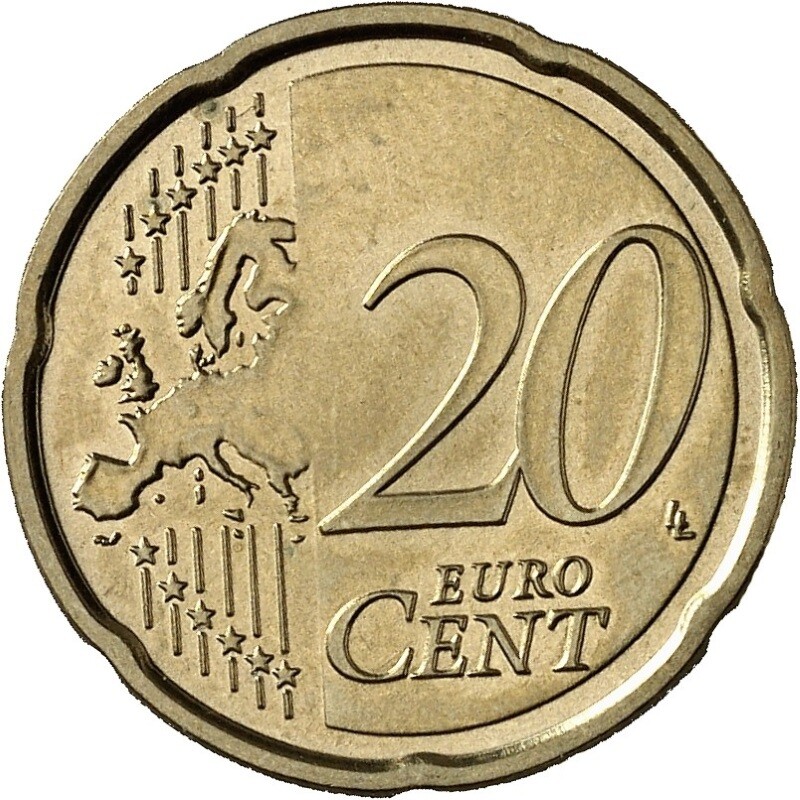 San Marino 20 euro cents 2018 UNC