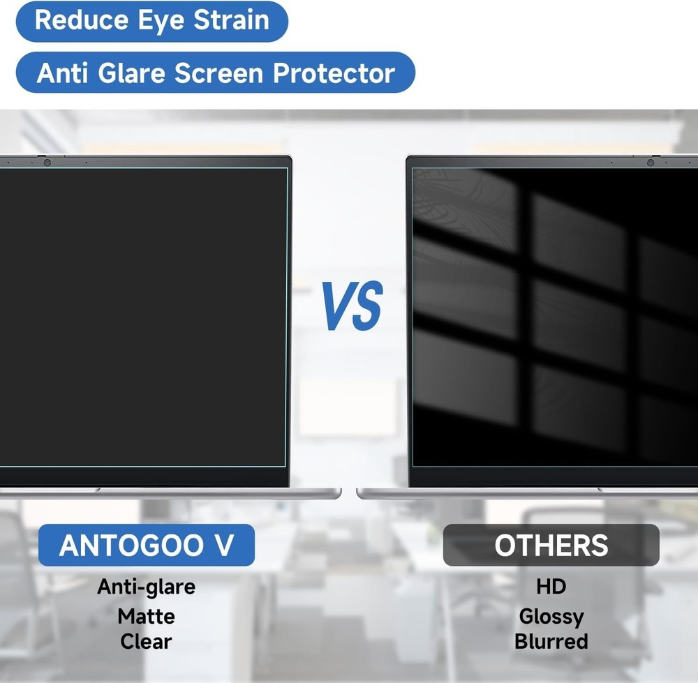 Anti Glare Screen Protector for 14" Laptop (2 Pack)