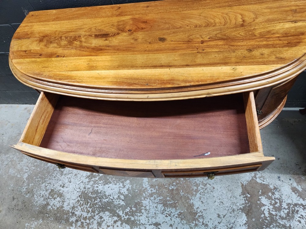 Edwardian Sideboard Buffet Mahogany Bow Front-Vintage
