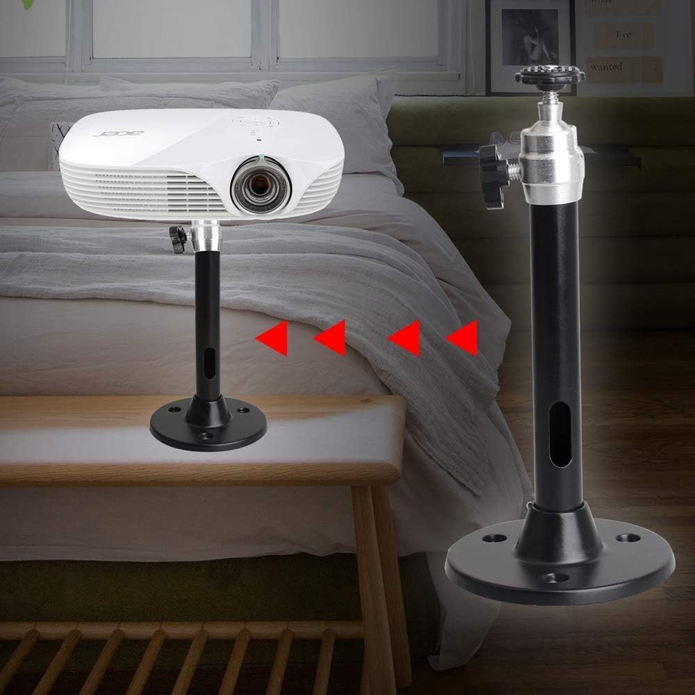 Mini Ceiling Wall Projector Mount Stand Compatible with QKK, DR.J, DBPOWER, Anke