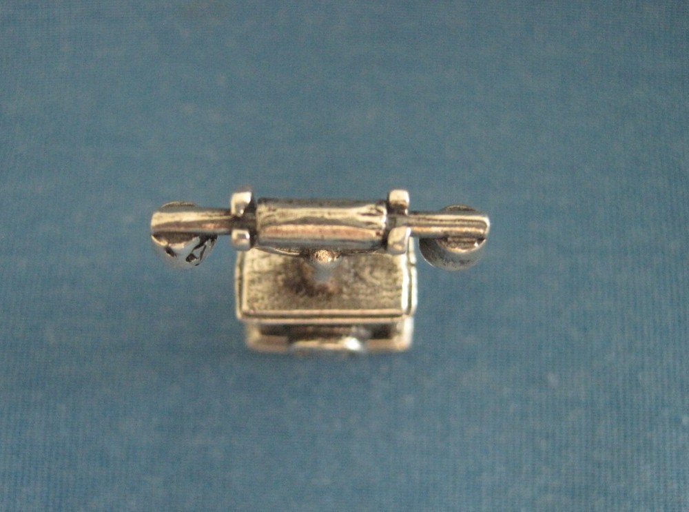 Telephone. Souvenir. Sterling Silver 925.