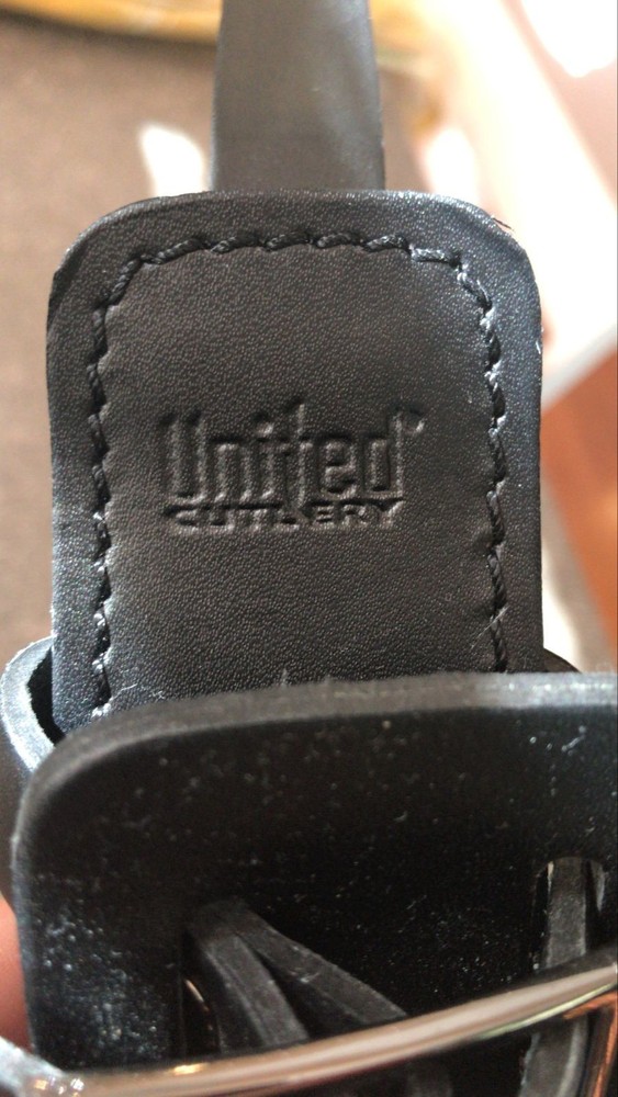 Sword Baldric - leather back sling