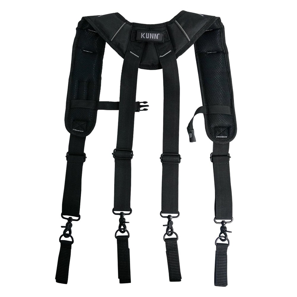Tool Belt Suspenders Padded Black for Carpenter Construction
