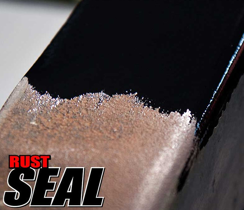 KBS RustSeal Rust Preventative Corrosion Barrier Coating Satin Black 1 Quart