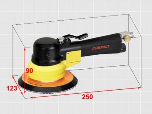 COMPACT TOOLS 935C double action Sander Non-suction dust type Velcro pad Japan
