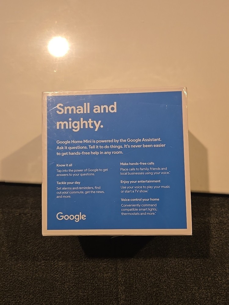 Google Home Mini Smart Speaker with Google Assistant - Chalk (GA00210-US)