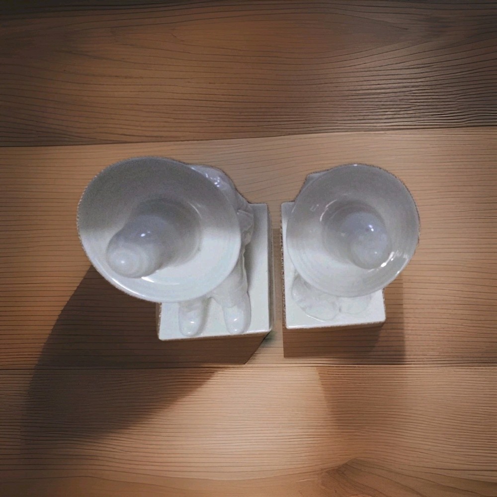 Rare Mexican Siesta Ceramic Bookends