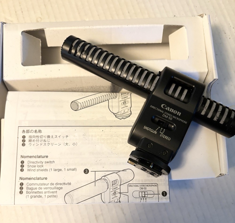 Canon DM-50 Directional Stereo Microphone
