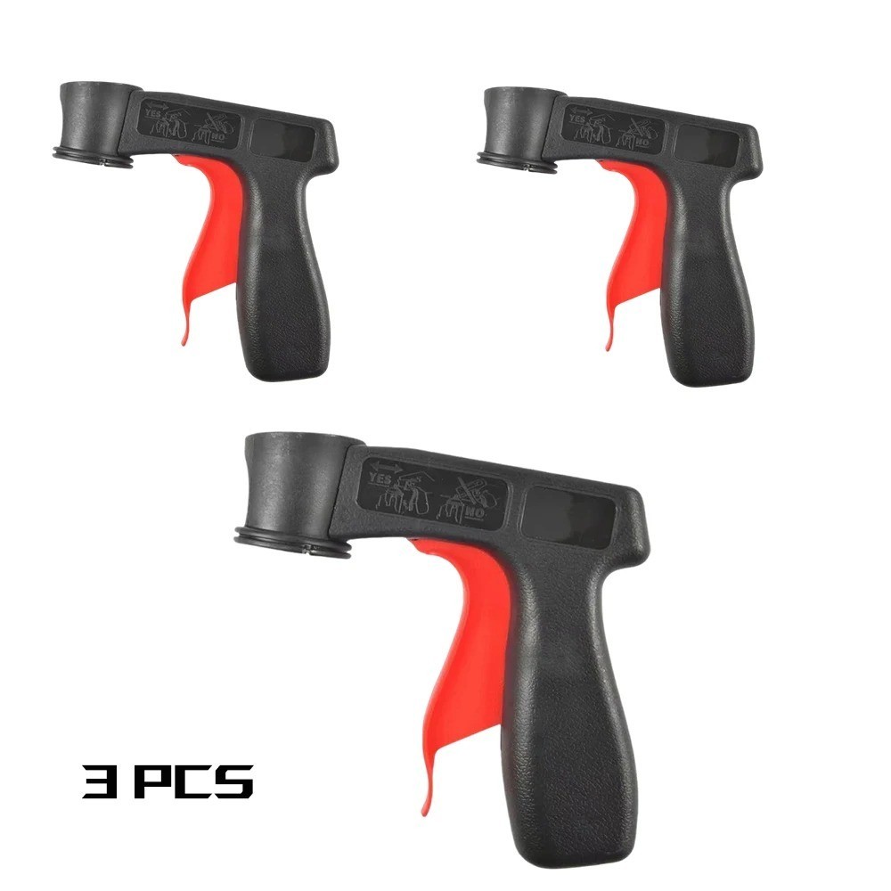 3pcs Car Spray Can Trigger Handle: Reusable Paint Sprayer Grip Tool - NEW
