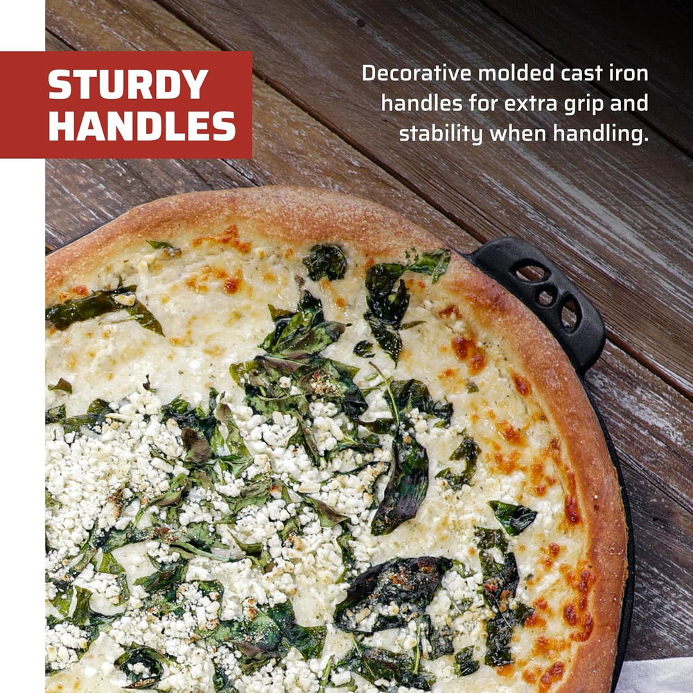 14-Inch Cast Iron Pizza Pan & More