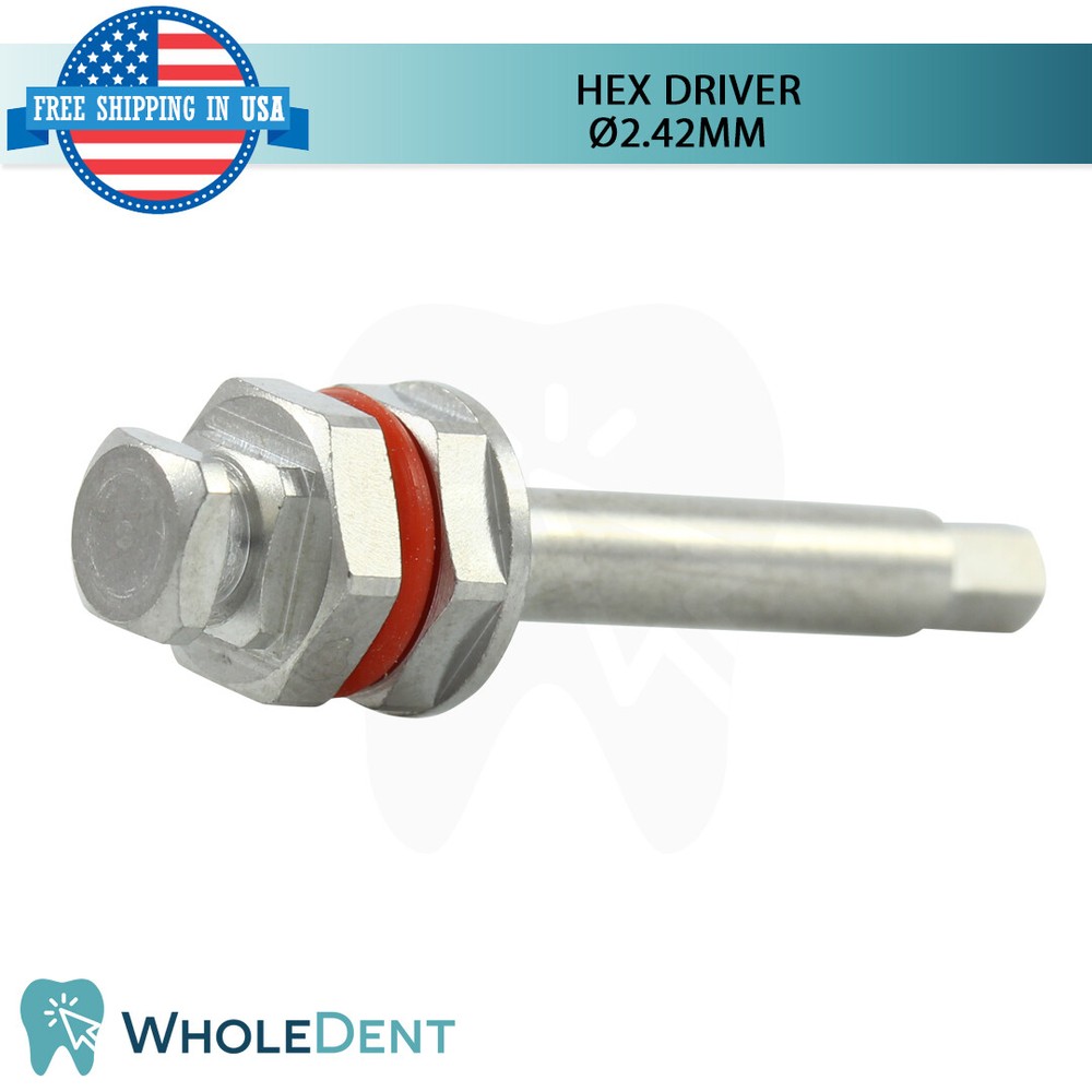 X1 Hex Driver 2.42mm For Dentists Connection Drivers Int Hex Standard Platform