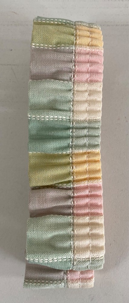 Longaberger Garter Pastel Plaid Medium