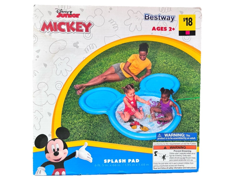 Mickey Mouse splash Pad Ages 2+