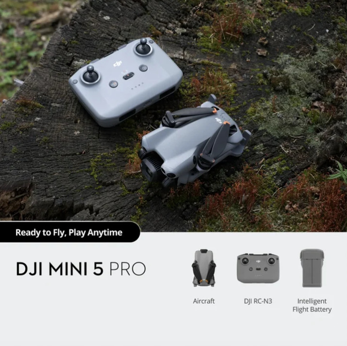 DJI Mini 5 Pro (DJI RC-N3 Remote Controller) Camera Drone New