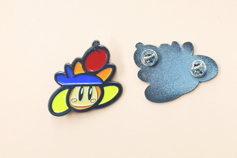 Kirby & Waddle Dee Custom Enamel Pins Nintendo