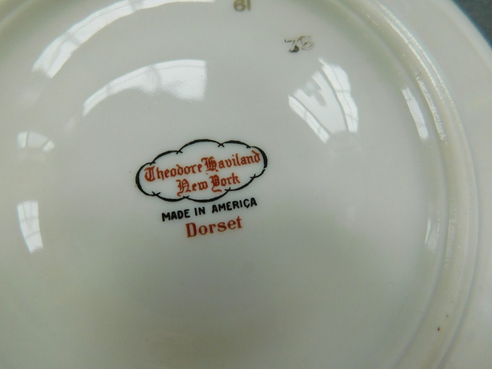 Pair (2) Haviland Dorset Cup and Saucer Sets