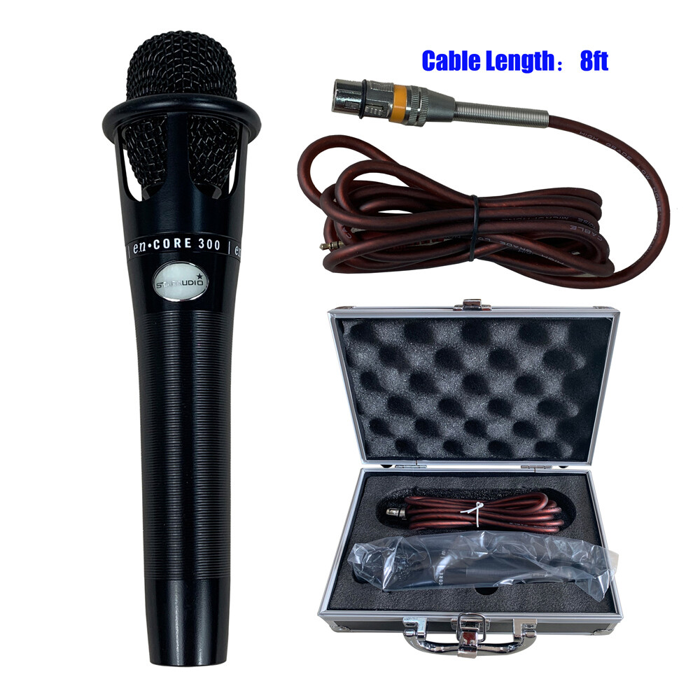 Wired Handheld Microphone Cardioid Elecrect Condense Complete Microphone Set Mic