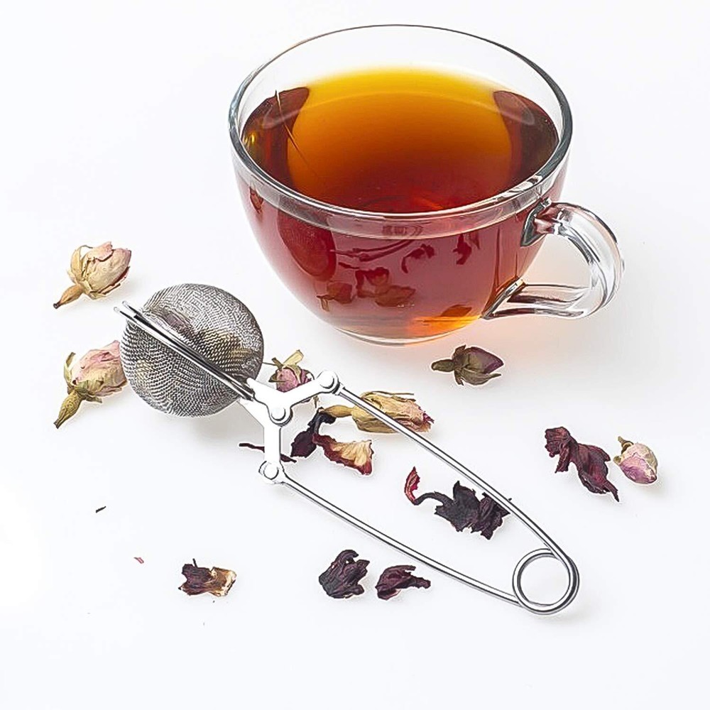 3 Premium Stainless Tea Infusers – Fine Mesh for Loose Leaf Brewing