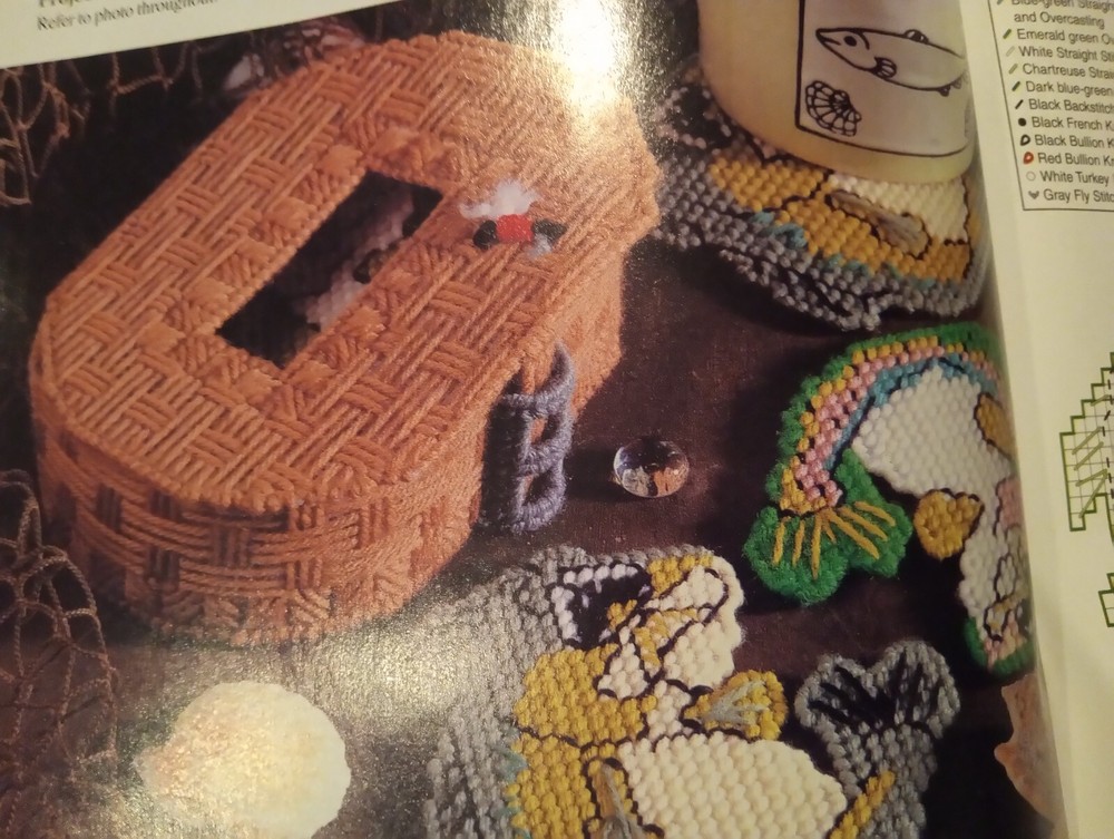 Plastic Canvas Patterns Magazine Magnets Flower Pattern Plastic Canvas Crafts