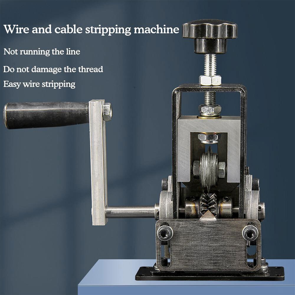 Manual Wire Stripping Machine Cable Stripper Crank Scrap Copper Cutter Recycle ╏