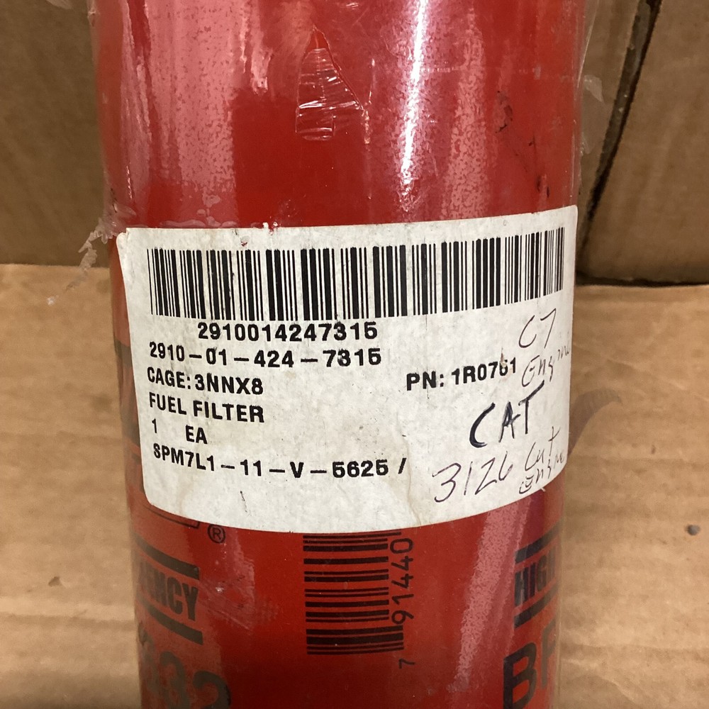 Fuel filter Baldwin BF7632 Cat 3126 engine