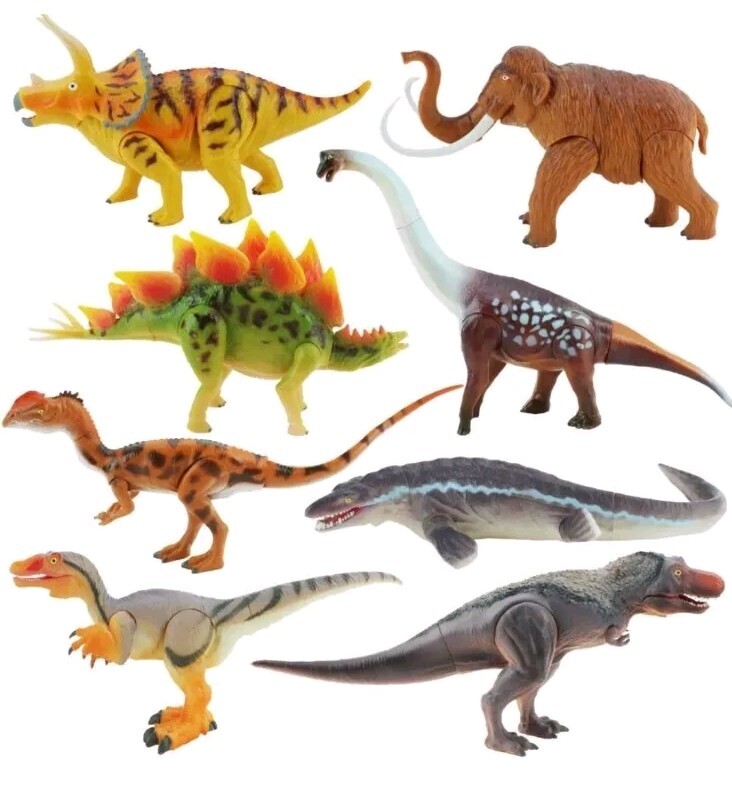 Boley 8 Pack 8" Authentic Dinosaur Set, The Gosnell Model - Educational...