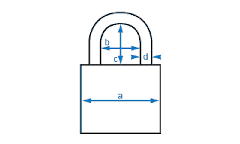 ABUS Padlock 158/50HB50 -50mm-Extended Shackle Combination Padlocks-FREE POST