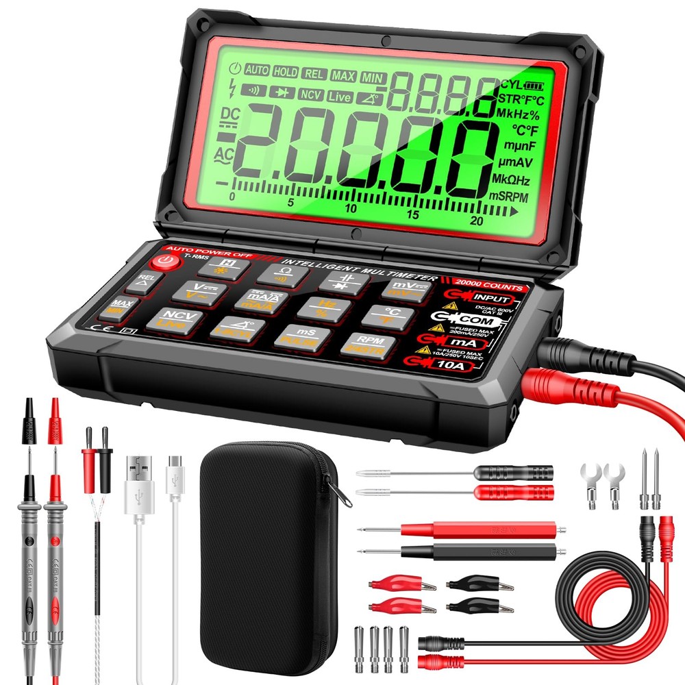 ANENG Multimeter,20000 Counts Digital Rechargeable Automotive Engine...