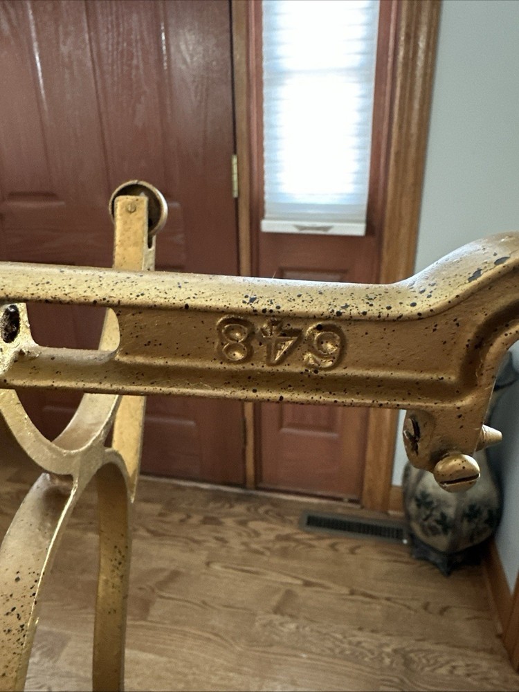 Vintage Chess Table Bronze with rolling feet