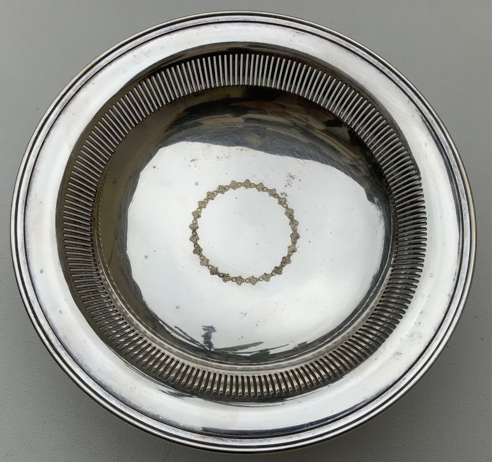 Mappin & Webb Art Deco Sliver Plate Fruit Basket