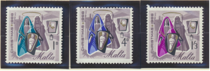 Malta Stamps Scott #358 To 360, Mint Hinged
