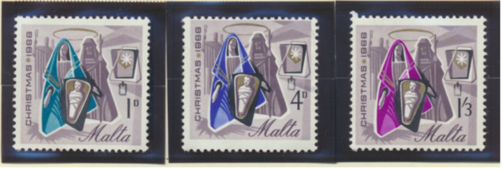 Malta Stamps Scott #358 To 360, Mint Hinged