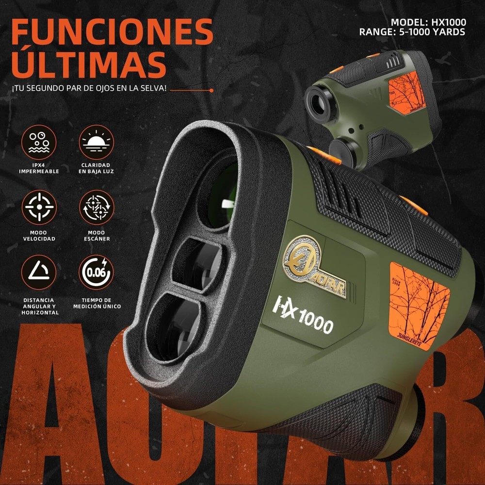 1000 Yards Range Finder with Angle and Horizontal Distance Shooting Rangefinder