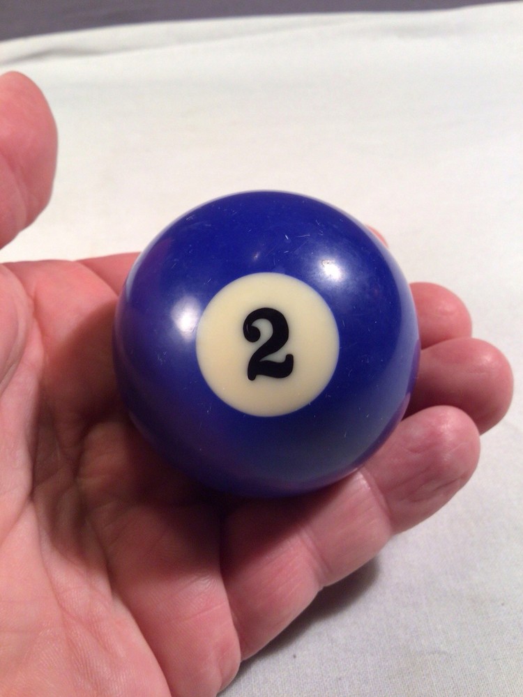 Vintage #2 Ball Replacement 2 Billiard Pool Solid!