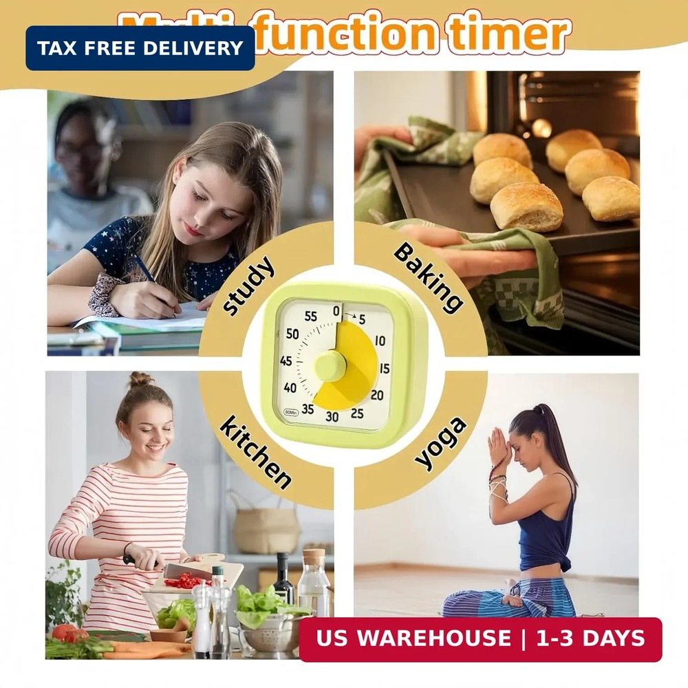 Visual Timer for Kids Timer Home - 60 Minute Kids Visual Timer for Classroom Hom