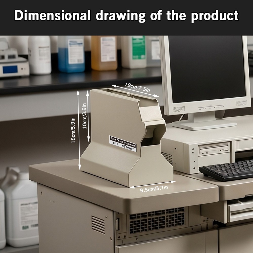 Twin-Check Dispenser Machine For Check Labels Noritsu Fuji Negative Development