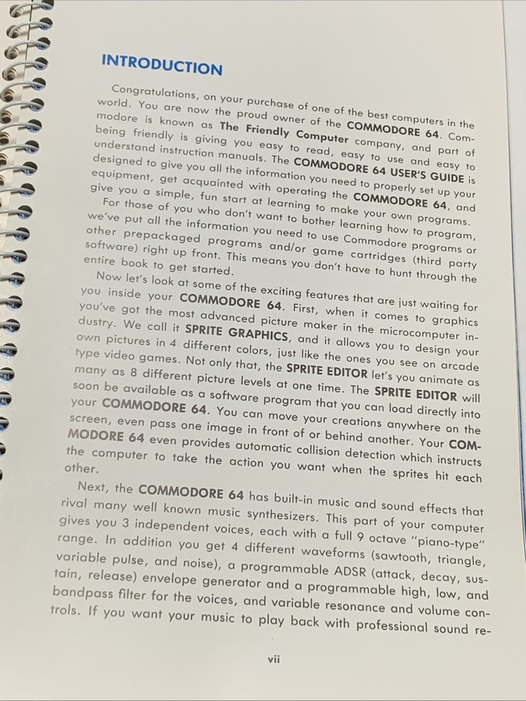 Commodore 64 User’s Guide- Original Vintage 1983 (Third Printing)