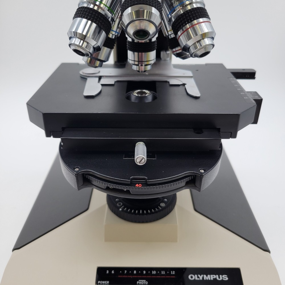 Olympus Microscope BH-2 with DIC / NIC, Phase Contrast, and Trinocular Head
